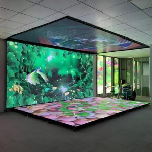 L - shaped LED Interactive Floor Display Screen