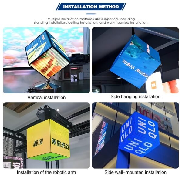 LED Rubik's Cube - shaped Display Screen - Image 8