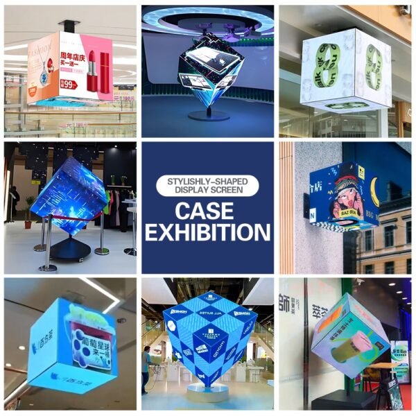 LED Rubik's Cube - shaped Display Screen - Image 4